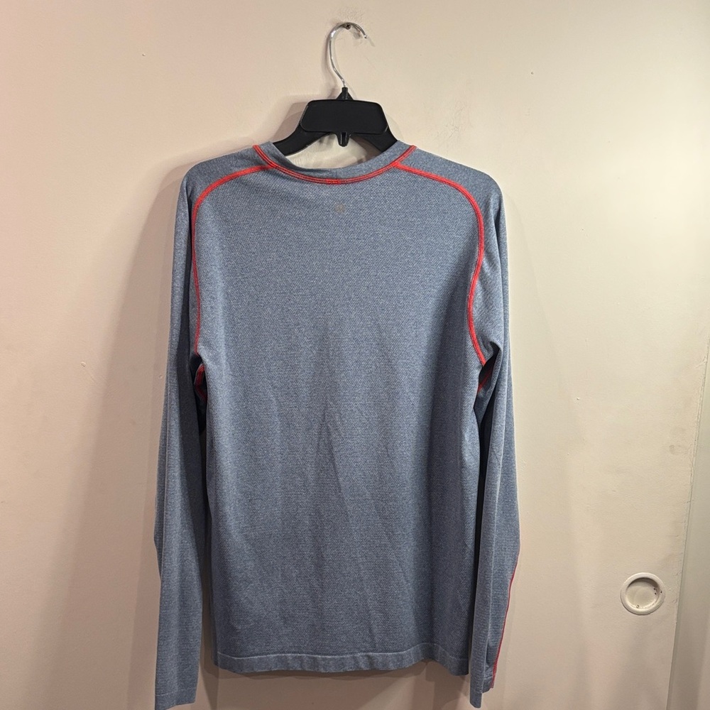 Men's Blue Long Sleeve Shirt